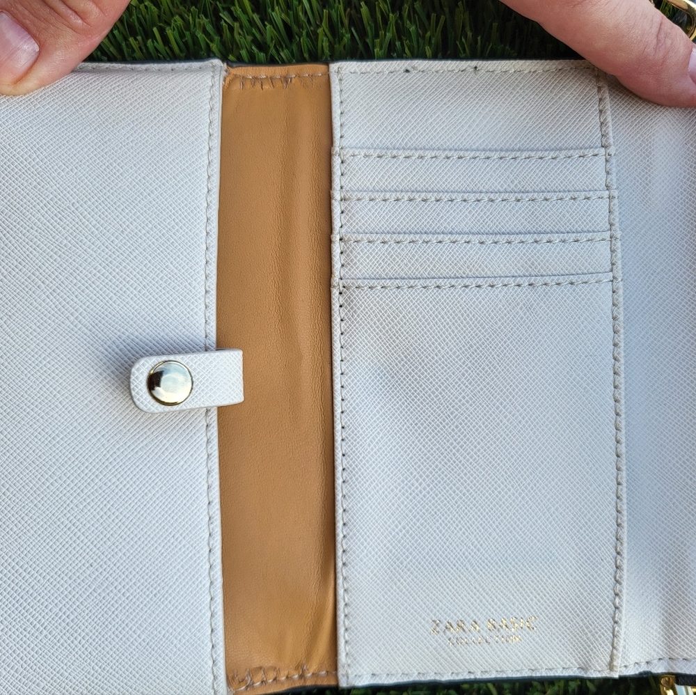 Zara Basic Collections Black Crossgrain Phone Wallet Wristlet/crossbody. - Picture 14 of 15